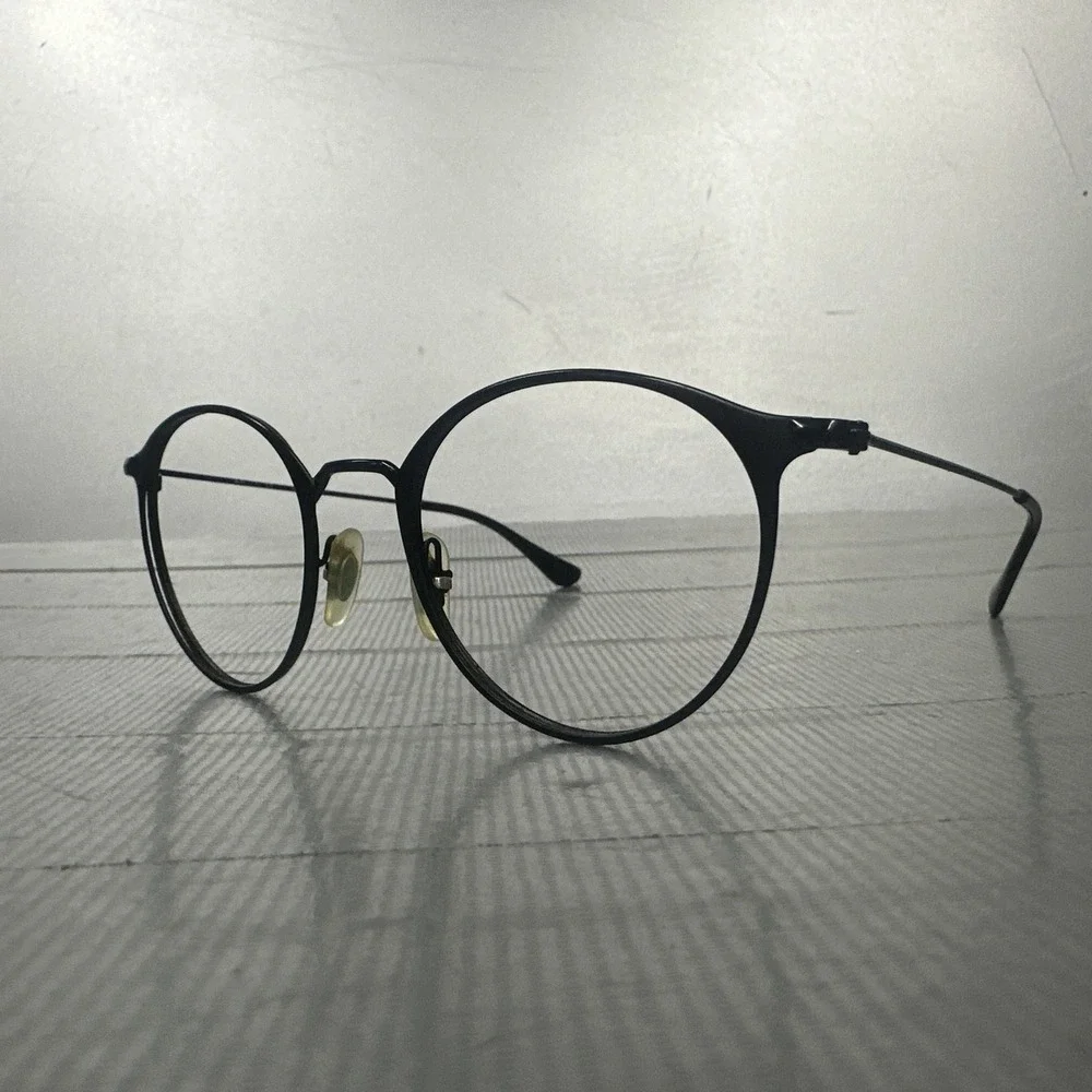 Ray-Ban RB 6378 2904 Black Round Metal Eyeglasses FRAMES ONLY 49[]21-145